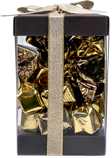 Изображение Трюфели темный шоколад Антика Торронерия Пьемонт золотая коллекция Джиолосита кор, 200 г