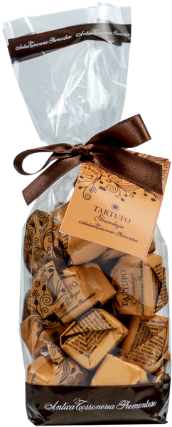 Изображение Трюфели молочный шоколад Антика Торронерия Пьемонт с лесным орехом Джиолосита м/у, 200 г