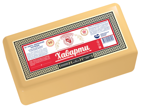 Изображение Сыр 50% полутвердый Новокубанский хаварти Новокубанский МК  