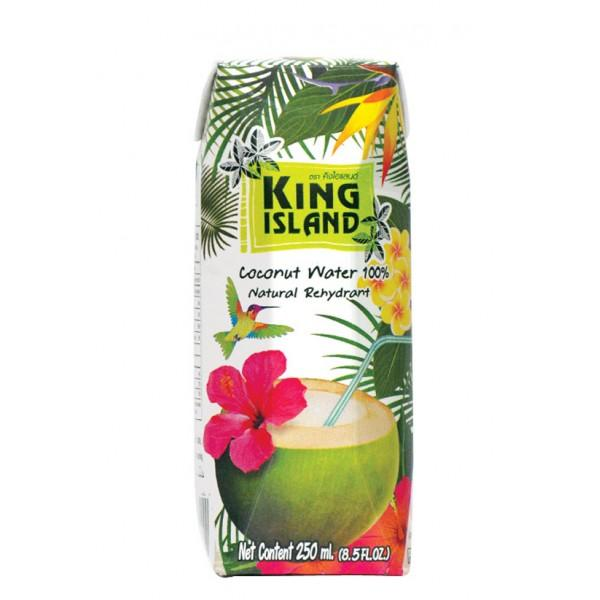 Изображение Напиток без сахара негаз Кинг Айленд кокосовая вода Ампол Фуд Процессинг т/п, 0,25 л