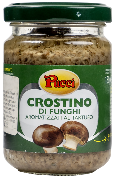 Изображение Паста из грибов Пуччи с трюфельным ароматом Пуччи СРЛ с/б, 130 г