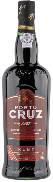 Изображение Портвейн красный сладкий Руби порто круз Порто Круз с/б, 0,75 л