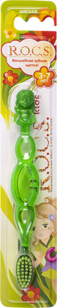 Изображение Зубная щетка детская 3-7 лет Рокс кидс ЕвроКосМед к/у, 1 шт