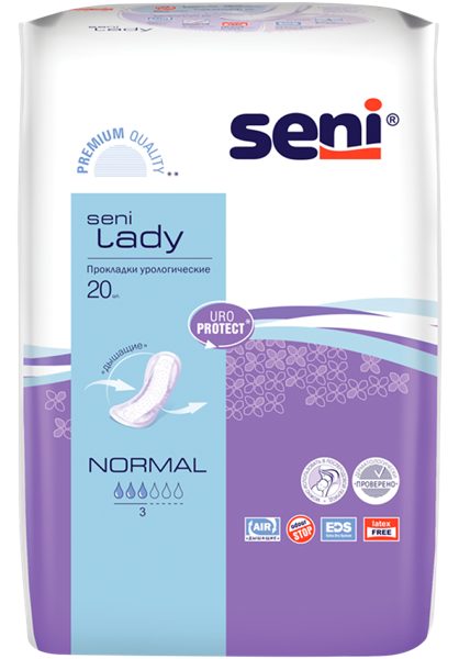Изображение Прокладки урологические Сени леди нормал Белла Восток м/у, 20 шт