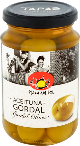 Изображение Оливки с косточкой Плаза дель Соль из Аликанте гордаль гигантские Плаза Дель Соль с/б, 350 г