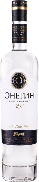 Изображение Водка Спирт Люкс 40% Онегин Юпитер Инкорпорейтед с/б, 0,5 л