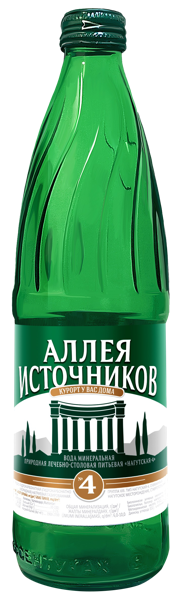 Изображение Мин вода газ рН 6,7 Аллея источников 4 лечебно-столовая Аква-Вайт с/б, 0,5 л