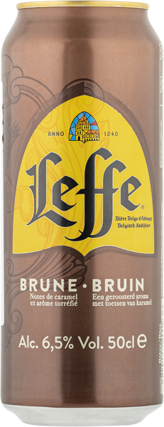 Изображение Пиво темное Эль 6,5% Леффе брюне Сан ИнБев ж/б, 0,5 л