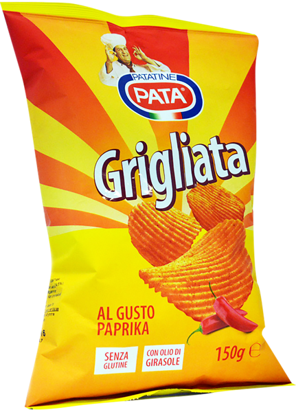Изображение Чипсы картофельные паприка Пата гриль Пата С.п.А. м/у, 150 г