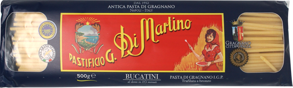 Изображение Макароны из твердых сортов Ди Мартино из Граньяно букатини бронзо Ди Мартино м/у, 500 г
