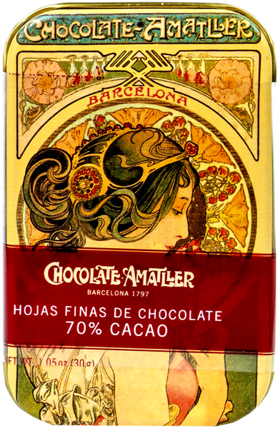 Изображение Шоколад горький 70% Аматллер лепестки Саймон Колл ж/б, 30 г