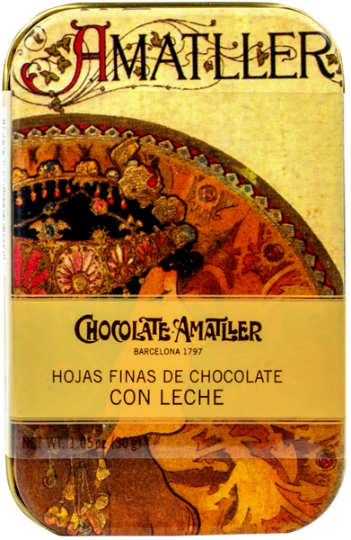 Изображение Шоколад молочный 32% Аматллер лепестки Саймон Колл ж/б, 30 г