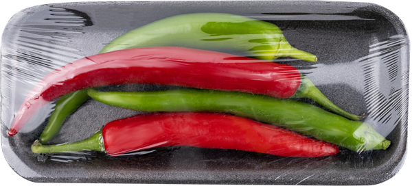 Изображение Овощ  перец острый микс  лоток, 100 г