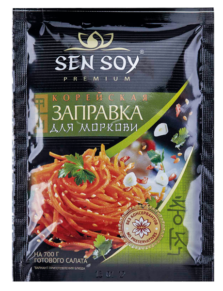 Изображение Заправка для моркови Сэн Сой по-корейски Состра м/у, 80 г