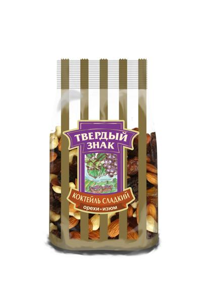 Изображение Ассорти орехи сухофрукты Твердый знак с изюмом Орехпром м/у, 250 г