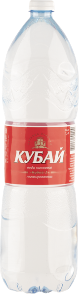 Изображение Вода негаз рН 7,0-7,4 Кубай питьевая Меркурий п/б, 1,5 л