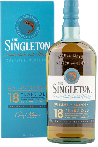 Изображение Виски односолодовый Синглтон спейсайд 18 лет Даффтаун с/б, 0,7 л