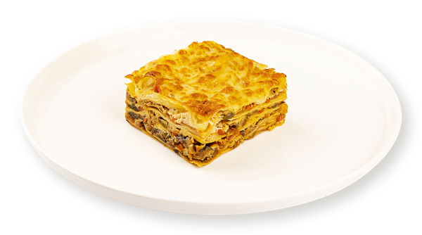 Изображение Лазанья запеченная С овощами с томатным соусом В.Порядин-Табрис вес 