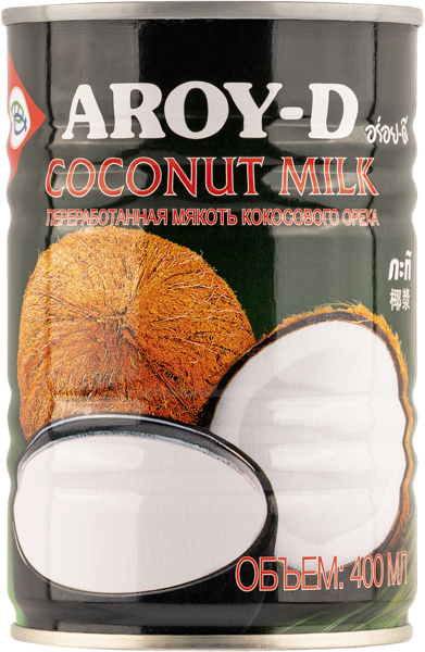 Изображение Молоко кокосовое Арой-д 18% Тай Агри Фудс ж/б, 400 г