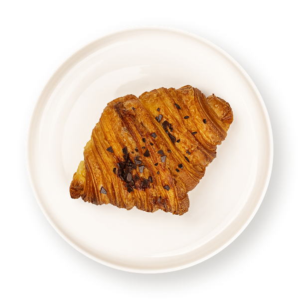 Изображение Круассан №2 слоеный пшеничный шоколадно-ореховый 5ти слойный СП ТАБРИС 0 м/у, 135 г