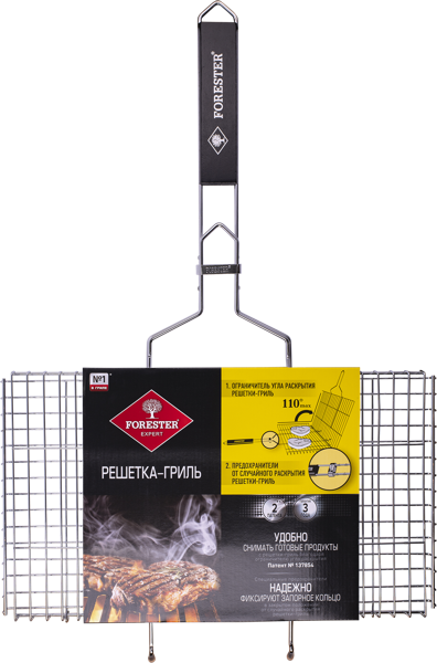 Изображение Решетка 26*45см Форестер гриль Юпеко м/у, 1 шт
