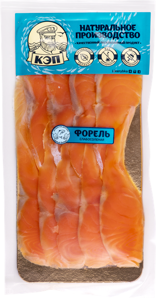 Изображение Рыба г.Краснодар Форель ломтики с/с КЭП ООО в/у, 200 г