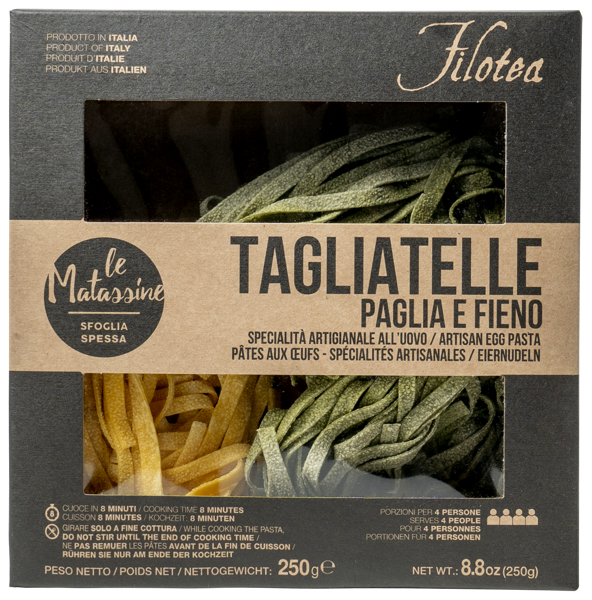 Изображение Макароны яичные 30% Филотеа из Марке тальятелле со шпинатом Филотеа СРЛ кор, 250 г