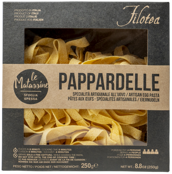 Изображение Макароны яичные 30% Филотеа из Марке матассини папарделле Филотеа СРЛ кор, 250 г
