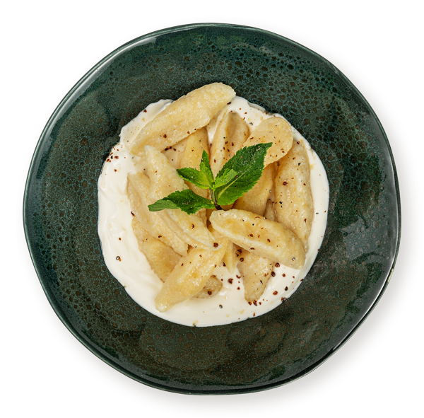 Изображение Вареники отварные Ленивые с творогом с молочным соусом СП ТАБРИС , 300 г