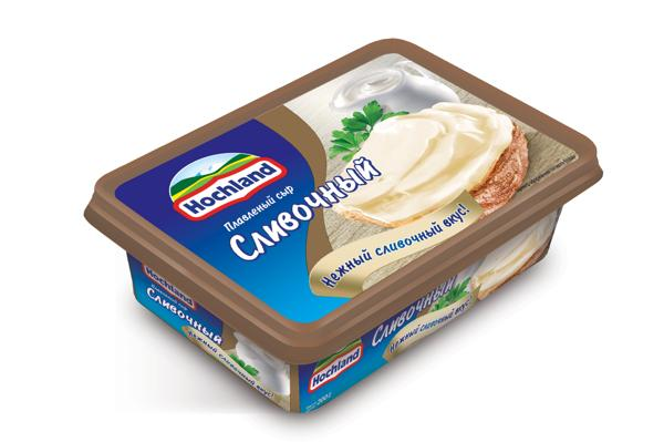 Изображение Сыр Плавленый Хохланд сливочный Хохланд Руссланд п/б, 200 г