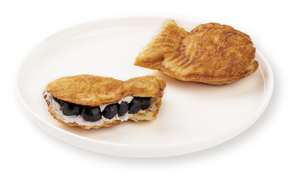 Изображение Тайяки слоеные жареные Фирменные со взбитым кремом ягодами СП ТАБРИС м/у, 60 г