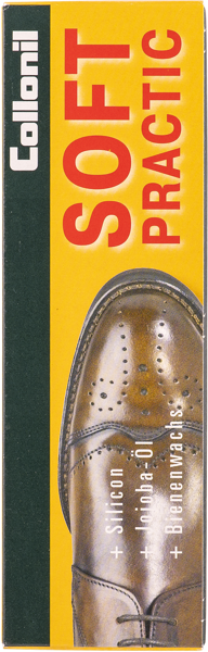 Изображение Крем для кожи наппа,анилин Коллонил классик софт практик черный Коллонил к/у, 75 мл