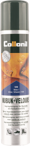 Изображение Аэрозоль для нубука, велюра Коллонил классик защита от влаги тем синий Коллонил ж/б, 200 мл