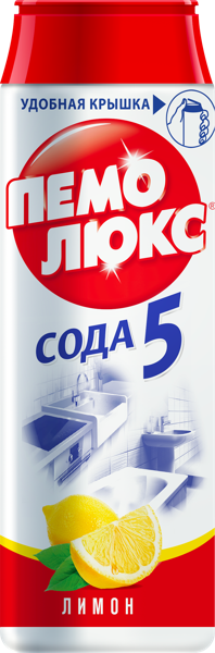 Изображение Порошок для сантехники Пемолюкс лимон рет Хенкель п/у, 480 г
