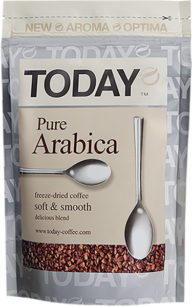 Изображение Кофе растворимый Тудей пью арабика ДЕК м/у, 75 г