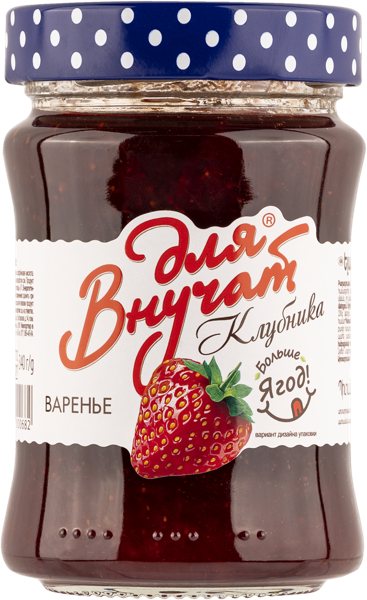 Изображение Варенье из клубники Для внучат Абрико с/б, 340 г