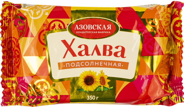 Изображение Халва подсолнечная Азовская КФ классическая Азовская КФ м/у, 350 г