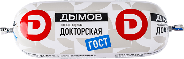 Изображение Колбаса вареная Дымов докторская гост Дымовское КП п/а, 500 г