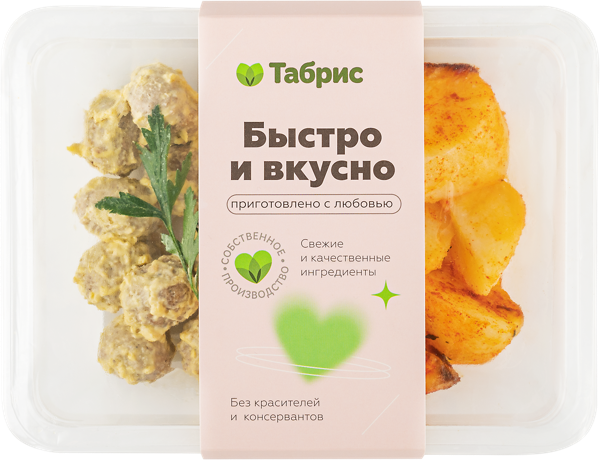 Изображение Набор Фрикадельки с запеченным картофелем СП ТАБРИС ГВУ, 230 г