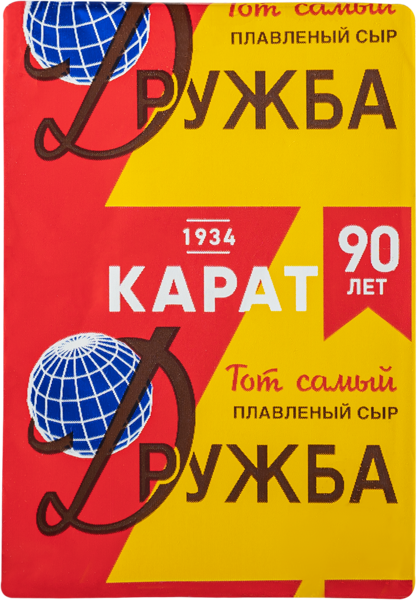 Изображение Сыр Плавленый Карат дружба Карат м/у, 90 г