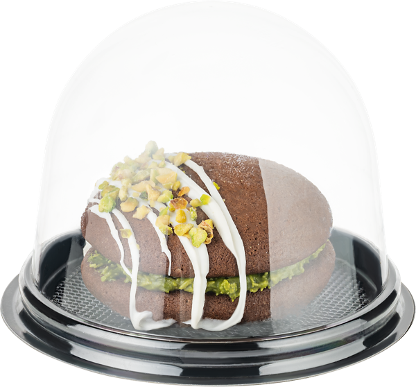 Изображение Печенье сдобное пшеничное Шоколадное с фисташкой и начинкой катаифи СП ТАБРИС п/б, 55 г