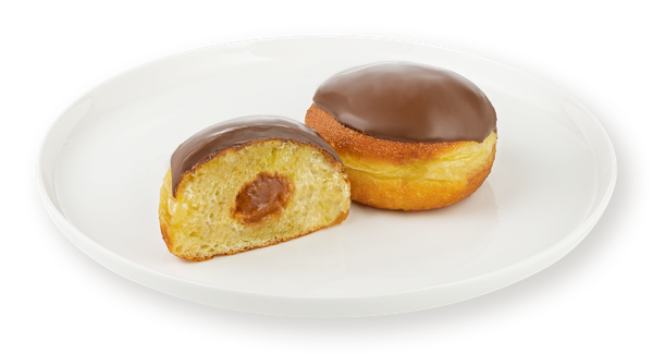 Изображение Пончик пшеничный Берлинер с соленой карамелью СП ТАБРИС 0 п/б, 70 г