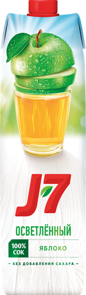 Изображение Сок ДЖ 7 яблоко Лебедянский т/п, 0,97 л