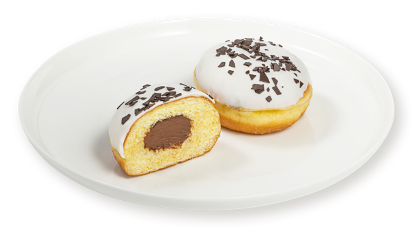 Изображение Пончик пшеничный Берлинер с шоколадной начинкой СП ТАБРИС 0 п/б, 70 г