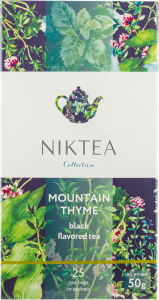 Изображение Чай в пакетиках Никти горный чабрец Мал ком кор, 25*2 г