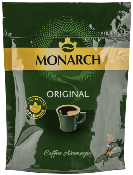 Изображение Кофе растворимый Монарх ориджинал Якобс Дау Рус м/у, 75 г