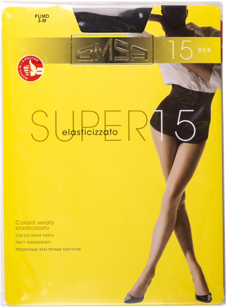 Изображение Колготки 15 ден размер 2 Омса супер карамелло Омса м/у, 1 шт