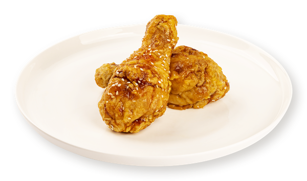 Изображение Курица жареная по-корейски Голень в соусе Чили острый от бренд-шефа Табрис вес 