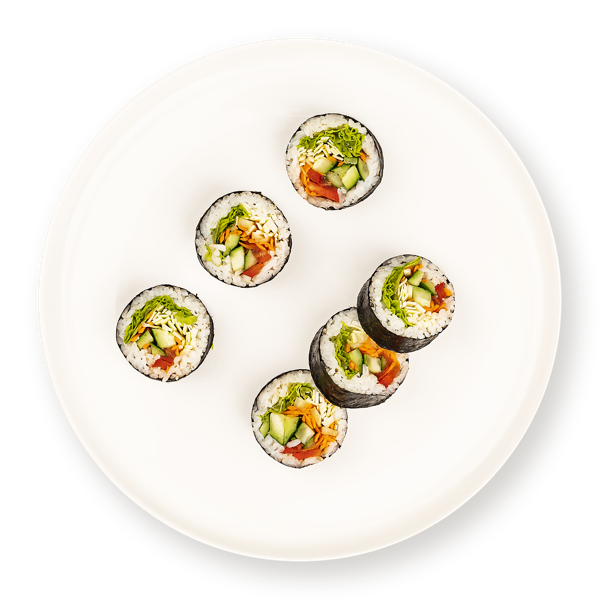 Изображение Ролл постный Овощной без майонеза СП ТАБРИС пл/уп, 26 г