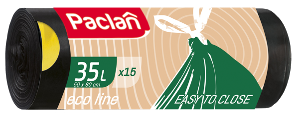 Изображение Мешки для мусора 35л Паклан био эко лайн СеДо сп м/у, 15 шт